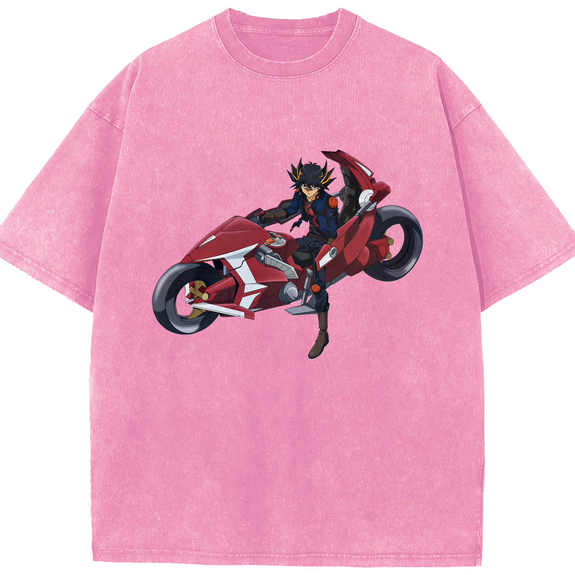 （画像用） 遊☆戯☆王 Yu-Gi-Oh! 綿100% ヴィンテージ風 半袖Tシャツ（フロントプリント）